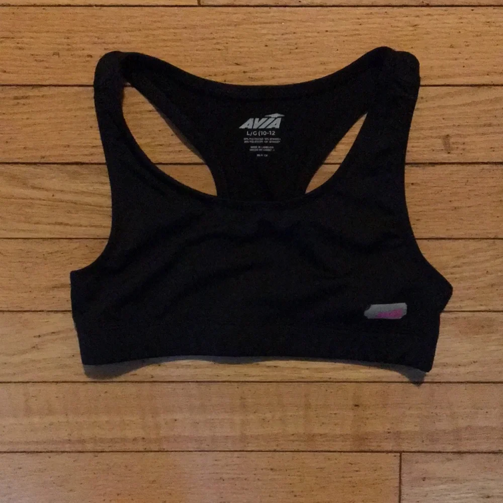Set of 2 Bras size:10-12 Black Avia and 1 Multi C9